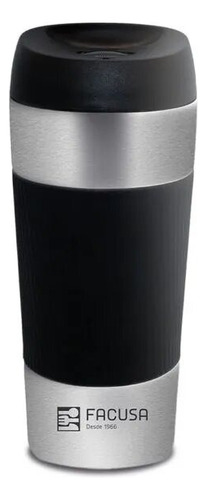 Mug Facusa Acero 2 Capas 450ml Termico + Pack Sorbetes