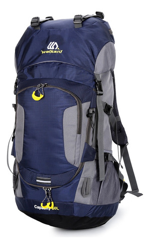 Mochila De Senderismo Impermeable 60l Camping Mountain Climb