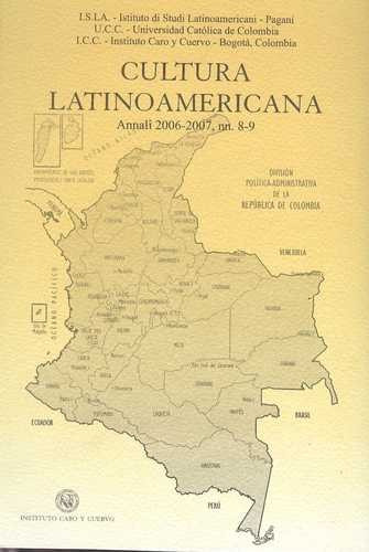 Libro Cultura Latinoamericana. Annali 2006-2007, Números 8-