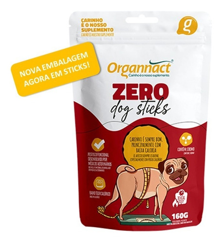 Pet Palitos Zero Sachê 160g Probiotico Organnact