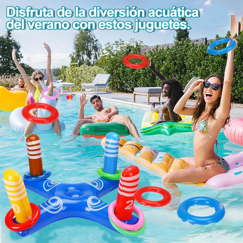 Canasta Inflable Juego Baloncesto Basquetball Flotante Traje