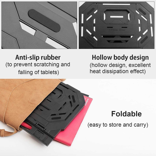 Estante P/ Tablet Frunsi, 9 Niveles De Altura, Plegable,gris