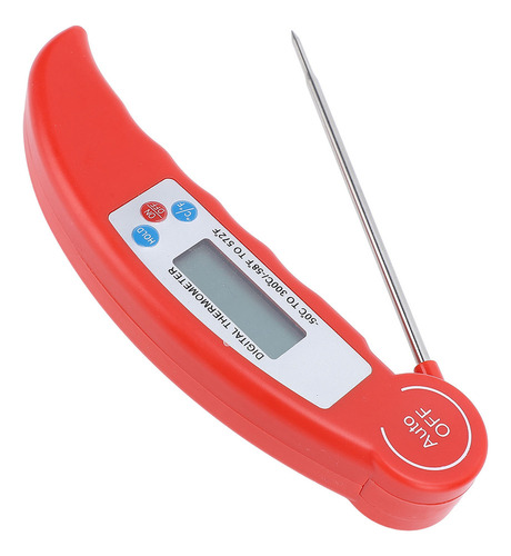 Sonda Digital Roja Roja De Temperatura De Alimentos Para Car