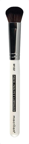 Pincel W122 Profissional Para Pó E Iluminador Macrilan