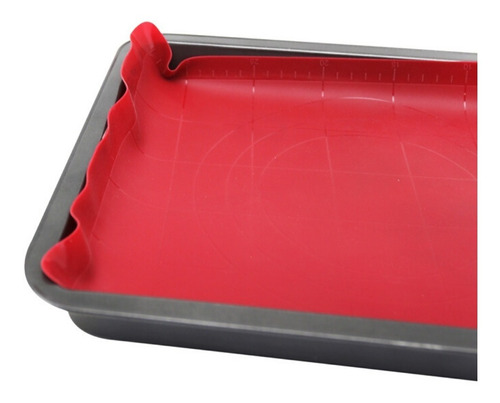 Imagem 3 de 7 de Tapete De Silicone Folha Antiaderente Forno Carol Fiorentino