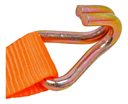 Kit Cinta 25mm Com Catraca Amarração Cargas 4,6 Metros 800kg