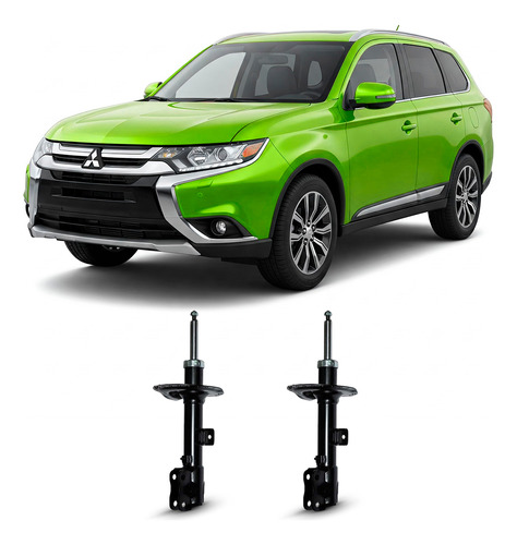 2 Amortecedor Dianteiro Suspensão Eclipse Cross 2020 2021 22