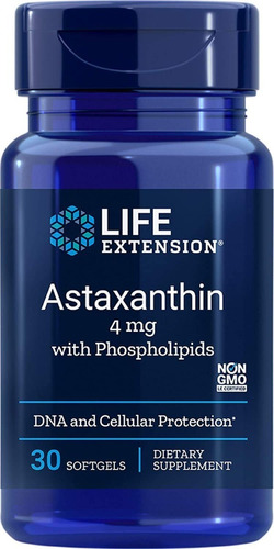 Astaxantina Con Fosfolípidos Life Extention 4mg 30ct