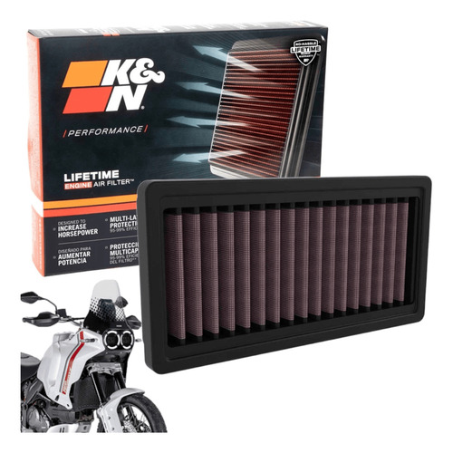 Filtro De Ar Esportivo Ducati Monster 937 Ano 2022 - K&n