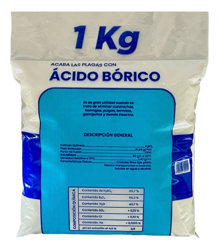 Ácido Bórico 1 Kg