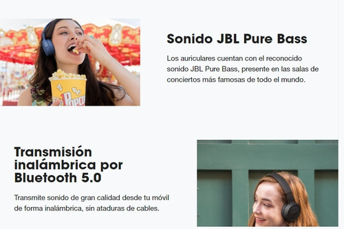 Auriculares Inalámbricos Jbl Tune 510bt Blue