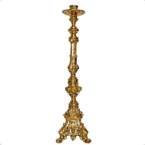 Candelero O Candelabro Barroco De 80 Cm De Bronce (1 Pieza)