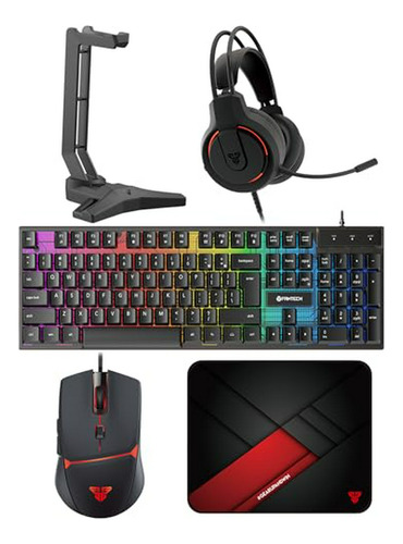 Fantech P51s Combo De Teclado Y Mouse Para Juegos, Auricular