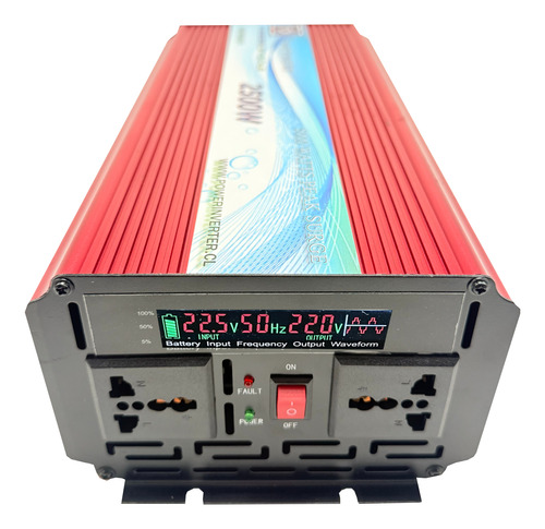 Inversor De Voltaje 12v/220vac 2500w - 5000w Alta Frecuencia