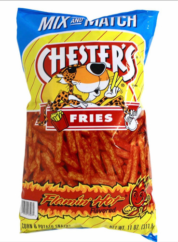 Imagen 1 de 3 de Chesters Flamin' Hot Fries Americanos (311.8g)