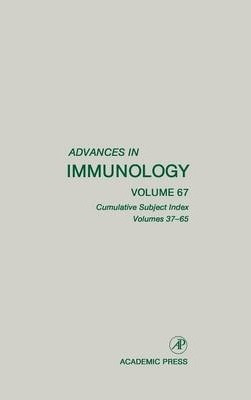 Libro Advances In Immunology: Volume 67 : Cumulative Subj...