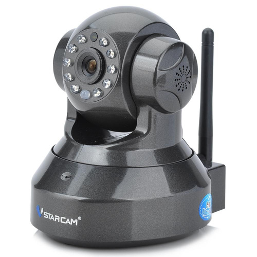 Cámara de seguridad VStarcam C7837WIP con resolución de 1MP visión nocturna incluida negra