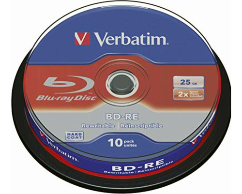 Verbatim Bd-re 25gb 2x With Branded Surface