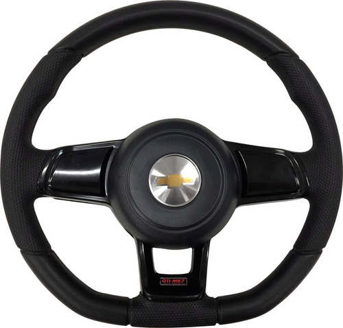 Volante Vectra 1999 Até 2010 Gti Mk7 Preto Completo Com Cubo