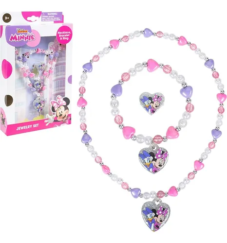 Minnie mouse jewelry set deals