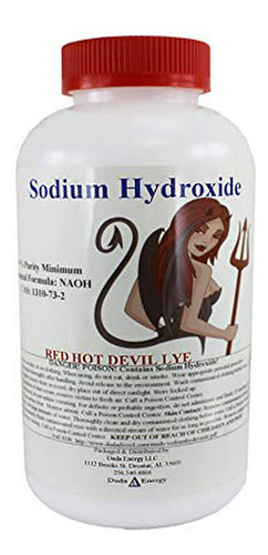 12 Lb Red Hot Devil Lye Hidróxido De Sodio Cumple Con El Cod
