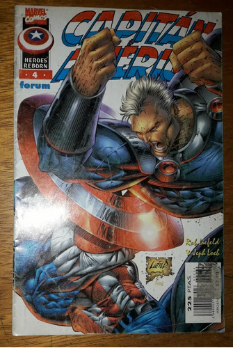 Cómic Héroes Reborn Capitán América Número 4 Año 1997