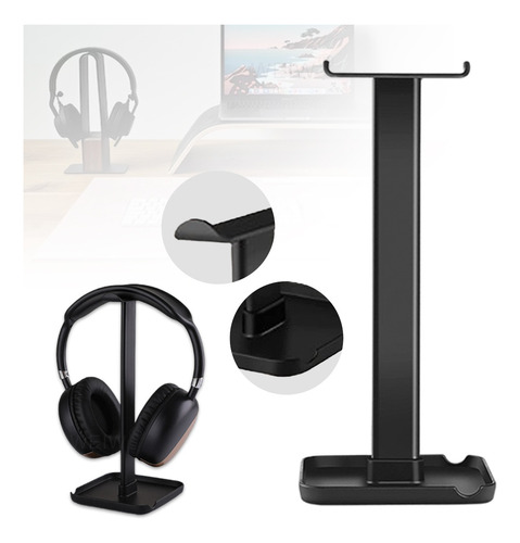 Soporte Base Para Audífonos Auriculares Universal Escritorio