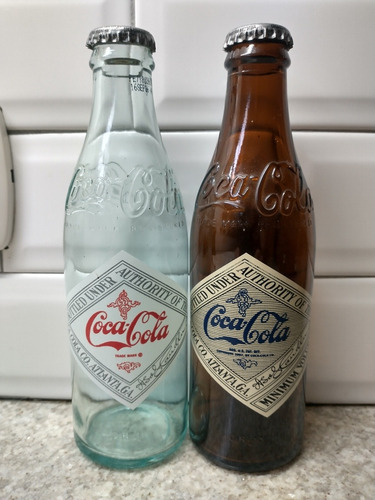 Botellas Coca Cola De Colección Vintage Vacías 