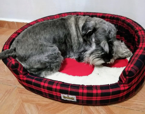 Cama Escocia 70x65x15 T4 Cojin Desmontable Perro Dogmania
