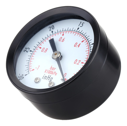 Mini Dial De Vacío De 30 Pulgadas, 0-1 Bar, 50 Mm, 1/4 Bspt