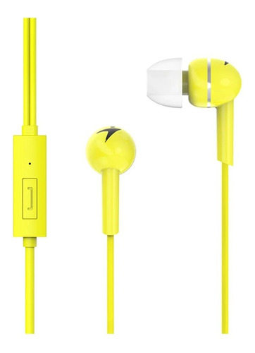 Auriculares Alambricos In Ear Genius Hs-m300 Amarillo