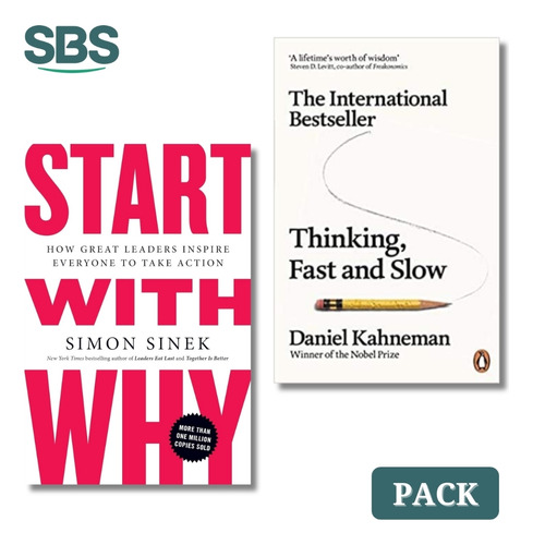 Thinking, Fast And Slow + Start With Why - 2 Libros