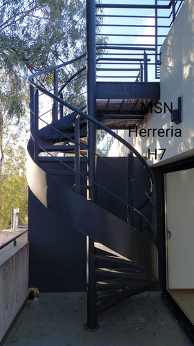 Escalera Caracol Reforzada Interior Exterior 3mts Modelo H3