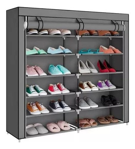 Sapateira sapateira DecoTeam DecoTeam 8858 - cinza