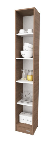 Mueble Organizador Columna Estantes Baño Cocina 0,30x 1.80m 