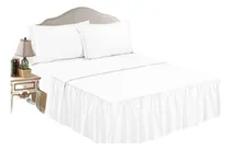 Comprar Sabanas Con Blondas Blanco Queen Juego Completo De 2 Piezas