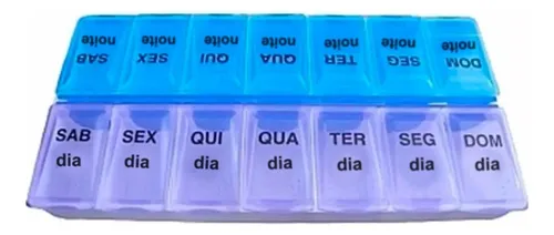 Pastillero organizador Morning Night Medicine