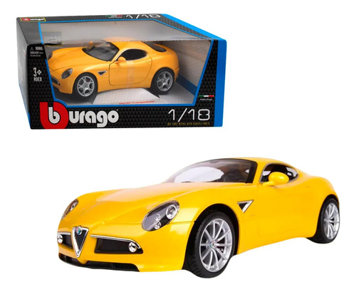 Auto Burago 1/18 Plus Alfa 8c Competizione 