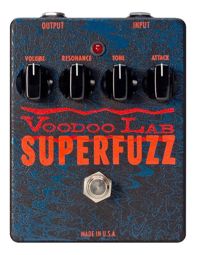 Pedal Efecto Voodoo Lab Superfuzz Fuzz Para Guitarra