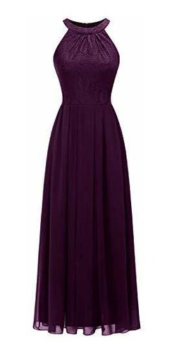 Dressystar Vestido Largo Formal Para Mujer Vestido De Gasa D