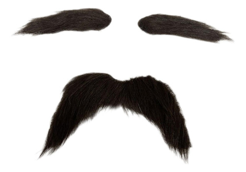 2x Bigotes Y Cejas Postizas Postizas, Facial Postizo Para