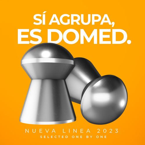 Imagen 4 de 10 de Balines Apolo Air Boss Domed Field Target X200 6.35 Mm Caza
