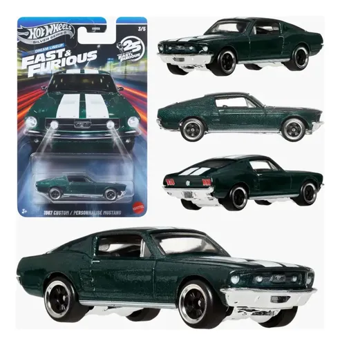 Hot Wheels Silver Series Fast & Furious 25 Anos 67 Mustang