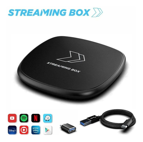Imagem 1 de 5 de Streaming Box Automotivo Para Carros Com Sistema Carplay