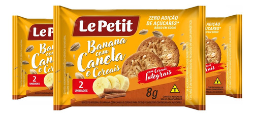  Sache Biscoito Banana E Canela Integral Recepção Coquetel