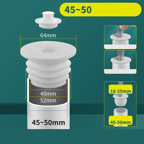 Vedação De Desodorante Vedação De Tubo De 40-50mm Branco