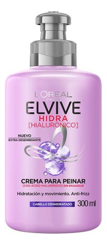 Crema Para Peinar Hidra Hialuronico Elvive 300ml