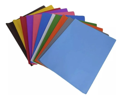 Pack 10 Forros Cuadernos Universitarios Colores Surtidos
