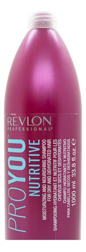 Revlon Pro You Nutritive Shampoo Para Cabello Seco X 1000ml
