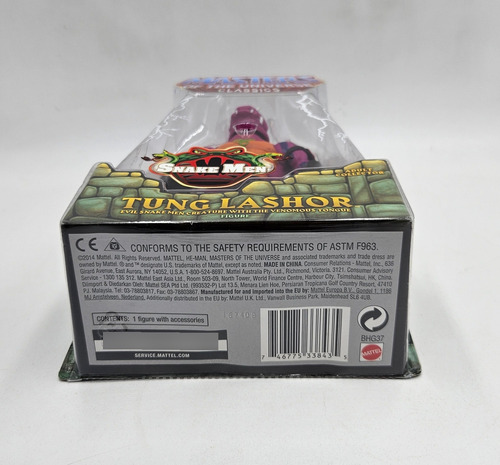 ### Mattel Motuc Tung Lashor Masters Classics He-man ###